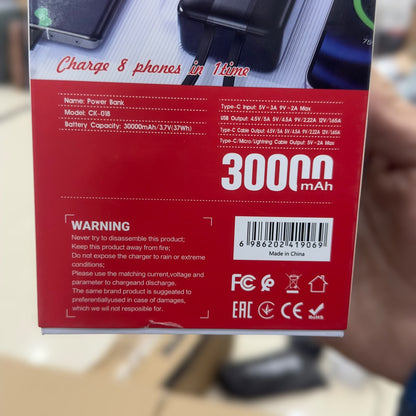 Kamal 30000mAh Fast Power Bank CK-018