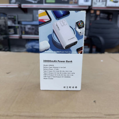 Kamal 30000mAh Super Fast Charging Bank KPB039