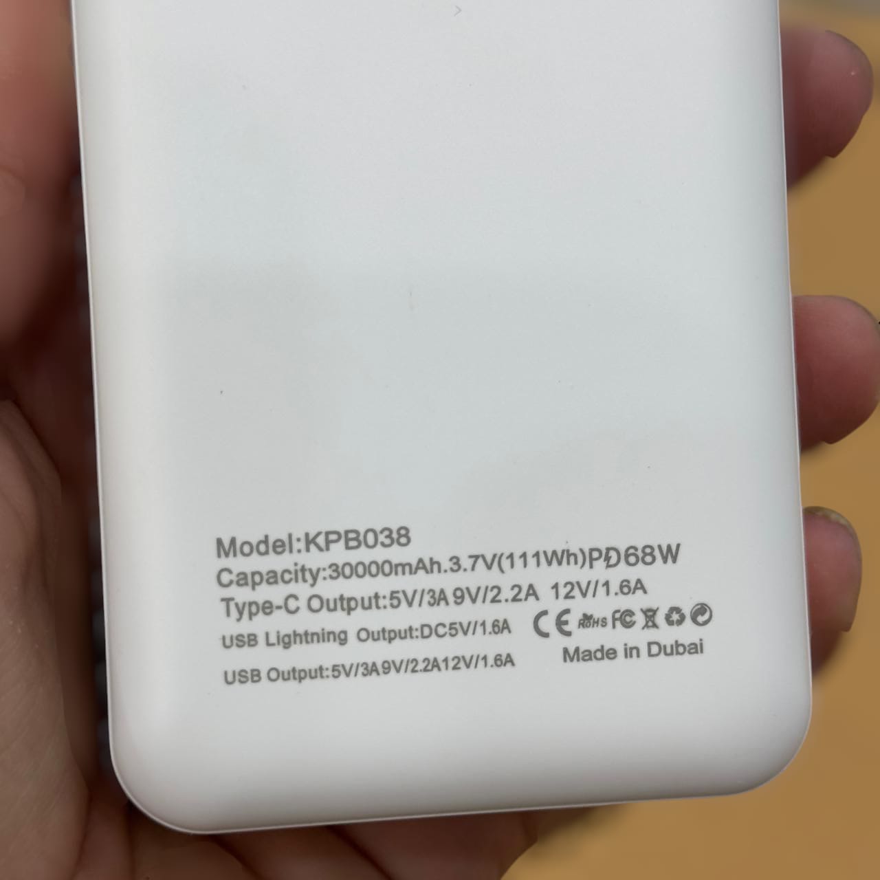 Kamal  30000mAh Compact Power Bank KPB038